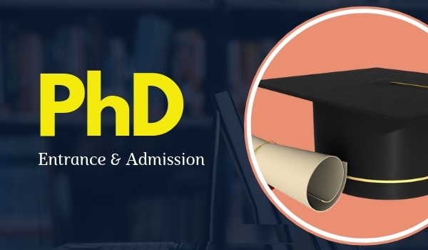 PhD Admission Notification, Online Application Form