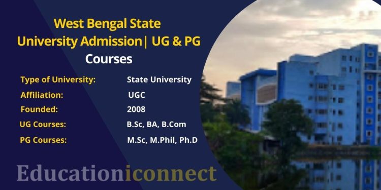 West Bengal State University Admission 2022-23 | UG & PG Courses, Last Date